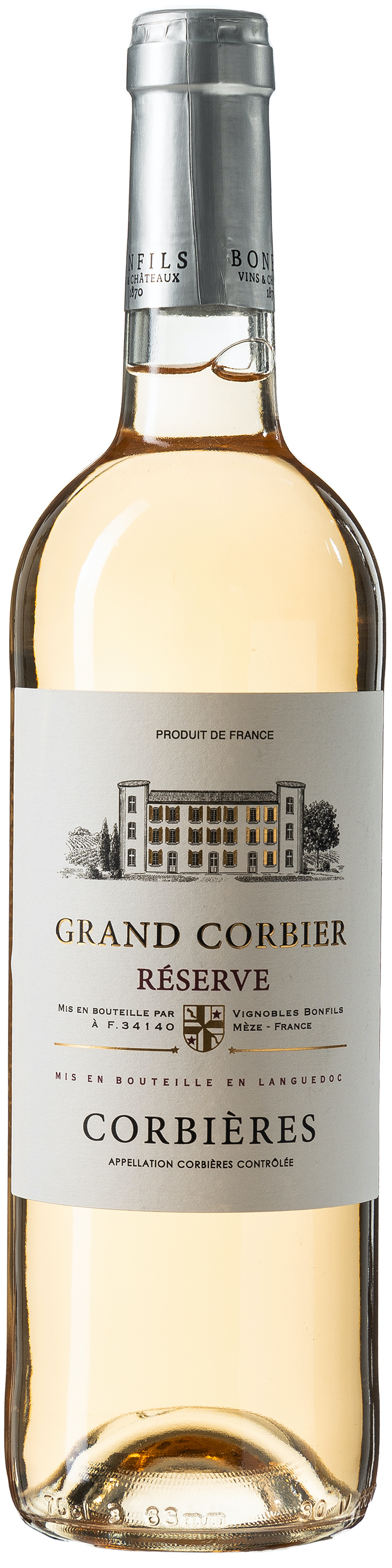 Grand Corbier Reserve Rosé Grenache Syrah 12,5% vol. 0,75L