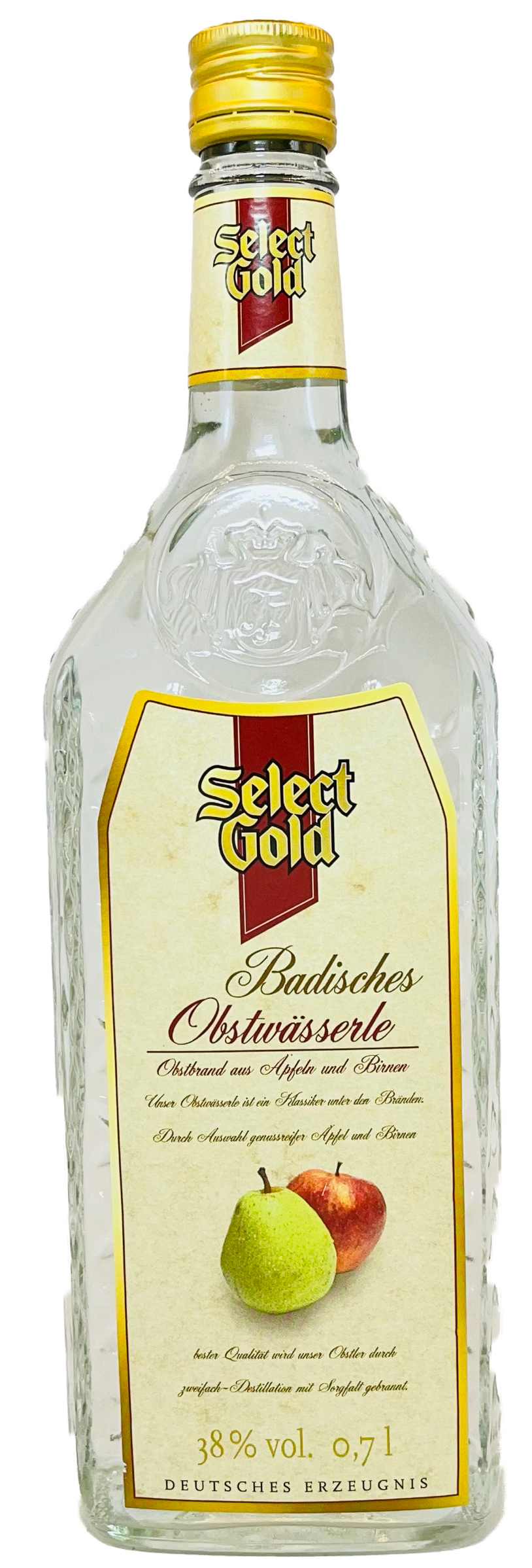 Select Gold Obstwässerle 38% 0,7L