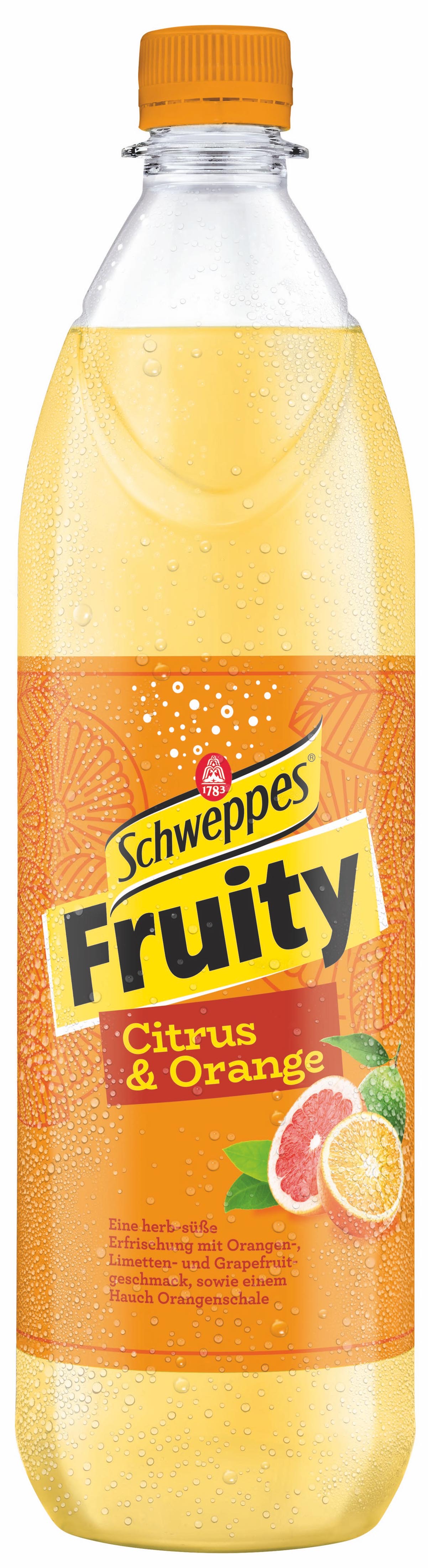 Schweppes Fruity Citrus & Orange 1,0L MEHRWEG