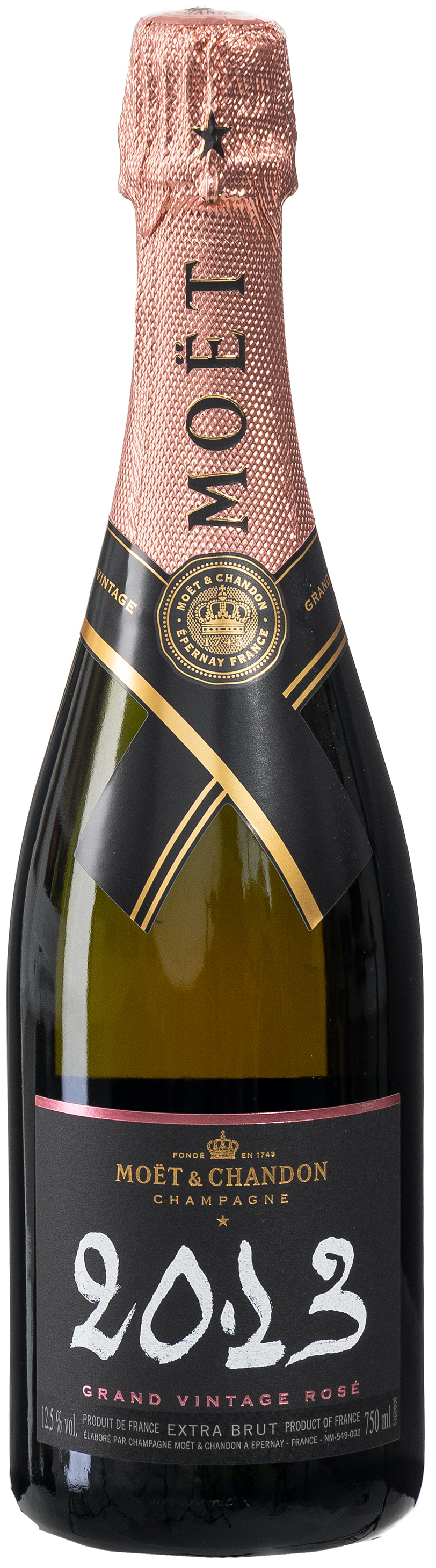 Moët & Chandon Grand Vintage Rosé 2013 Champagner 12,5% vol. 0,75L