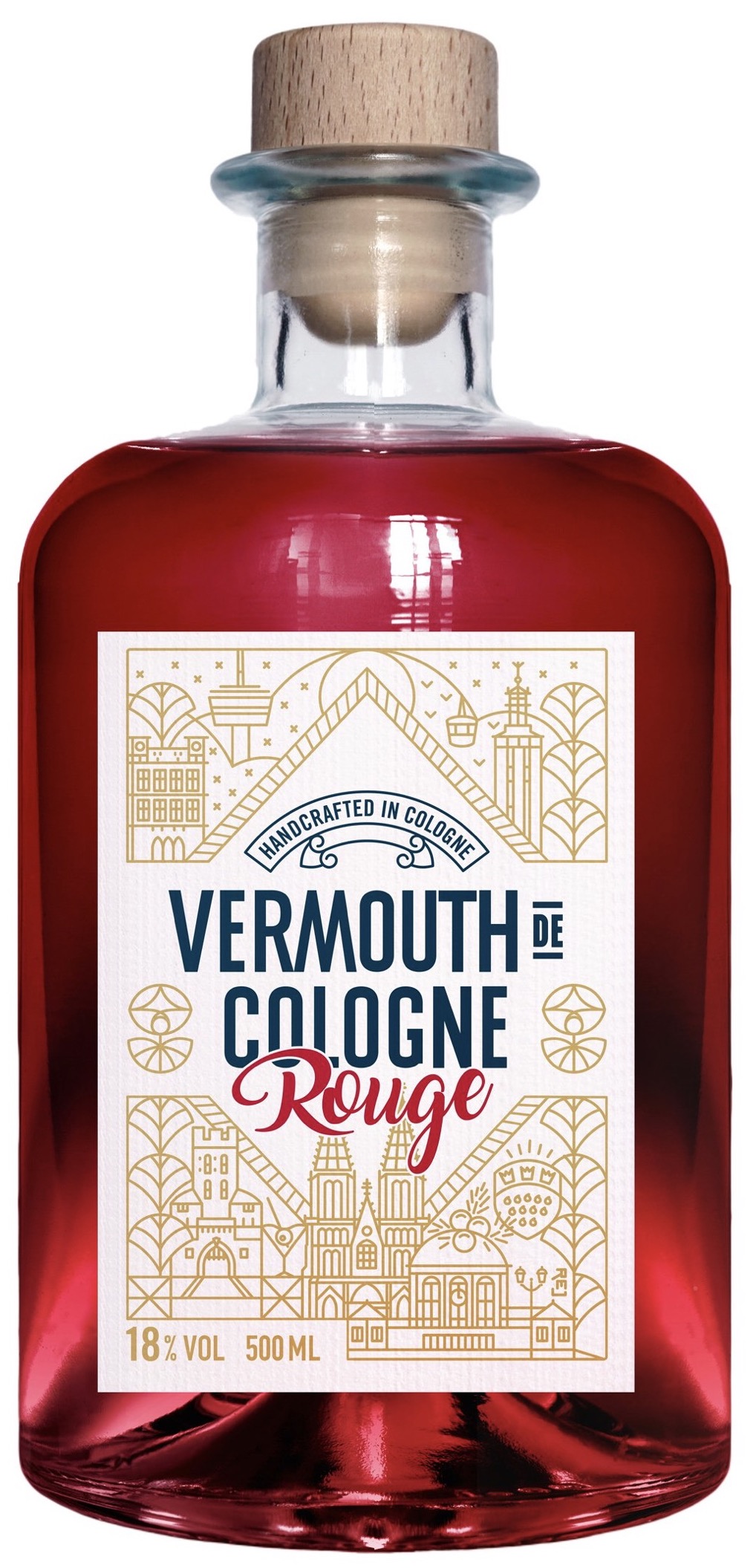 Vermouth de Cologne Rouge 18% vol. 0,5L