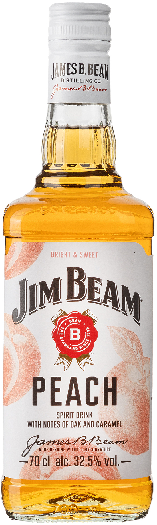Jim Beam Peach Bourbon Whiskey 32,5% vol. 0,7L | Likör