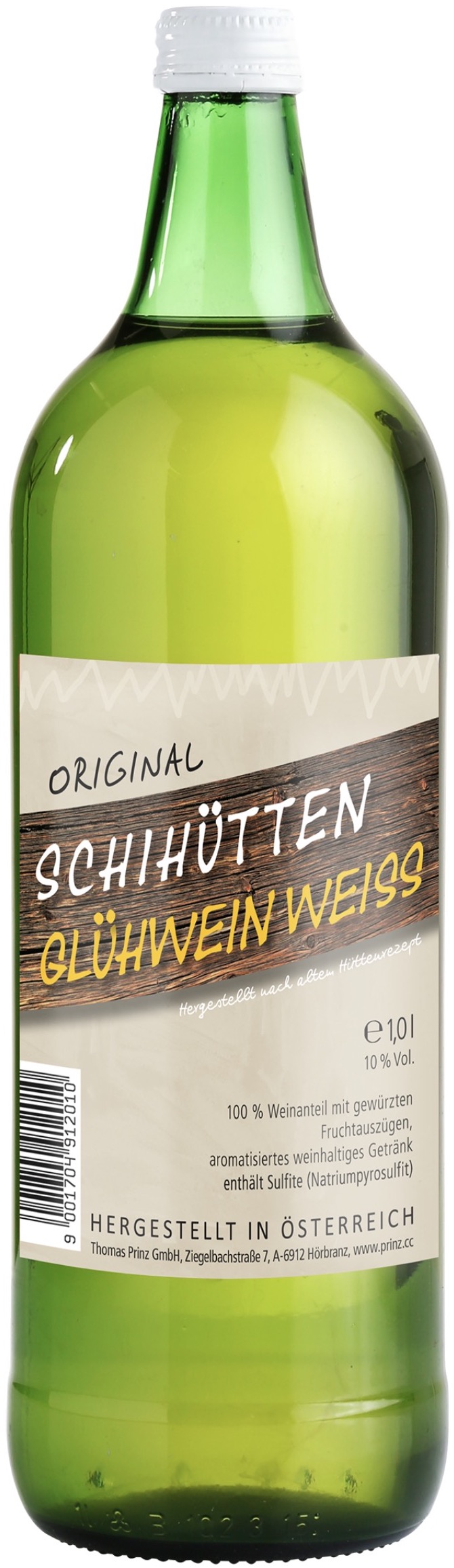 Prinz Schihütten Glühwein Weiss 10% vol. 1,0L