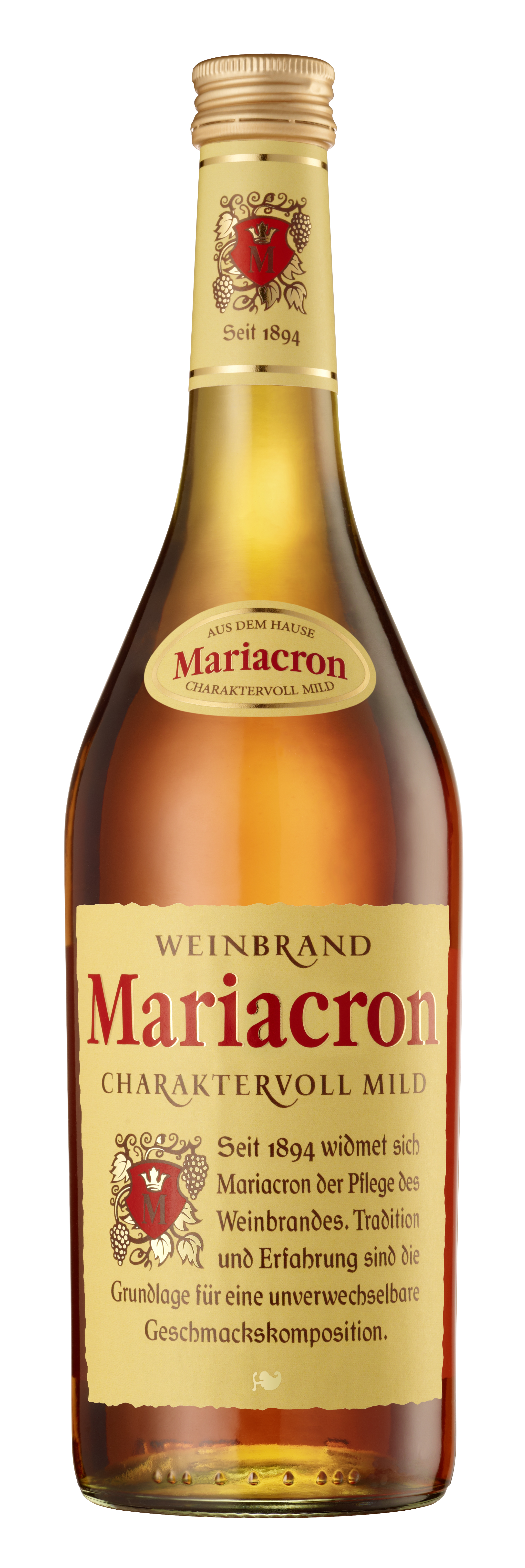 Mariacron Weinbrand 36% vol. 0,7L