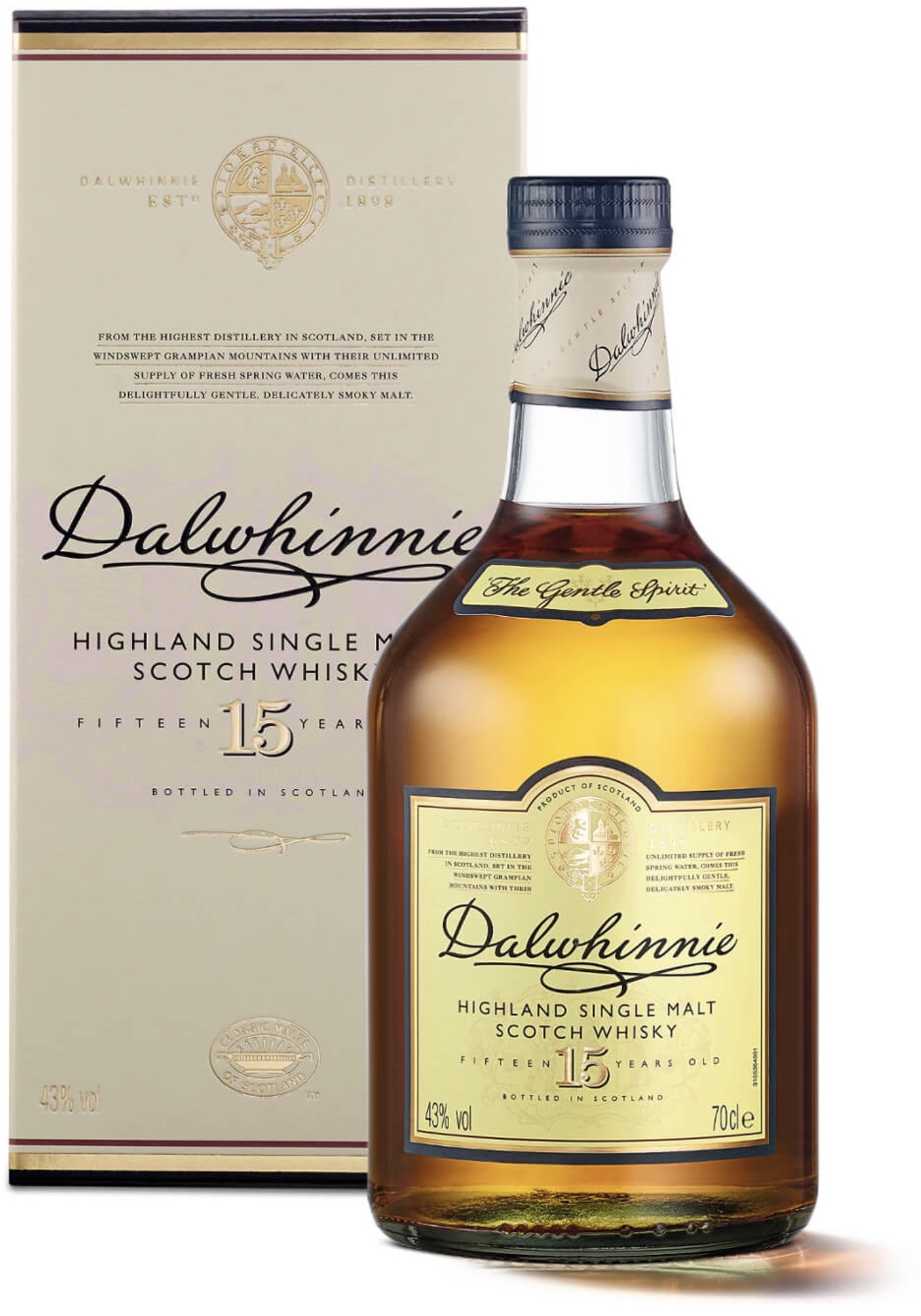 Dalwhinnie Highland Single Malt 15 Years Old 43% .0,7l