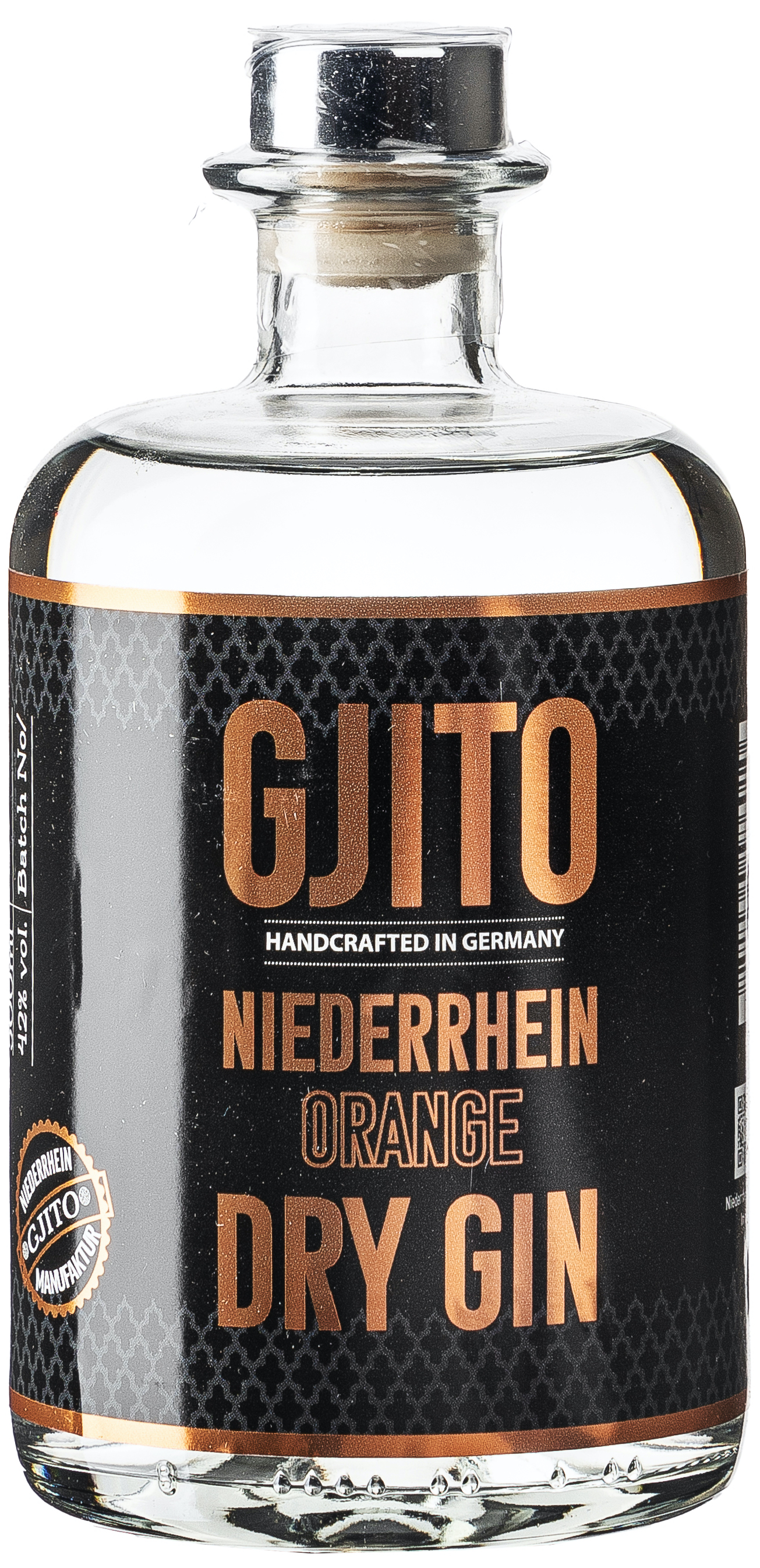 Gjito Orange Niederrhein Dry Gin 44% vol. 0,5L