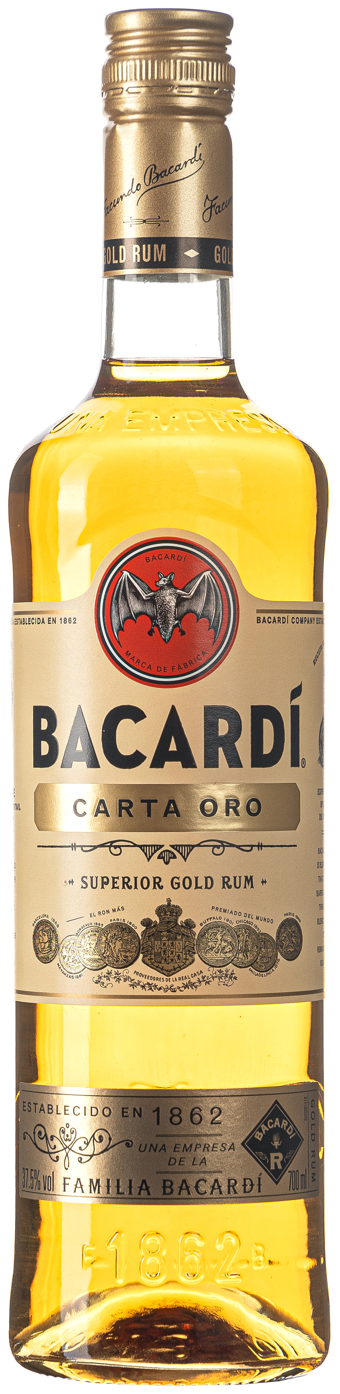 Bacardi Carta Oro Rum 37,5% vol. 0,7L
