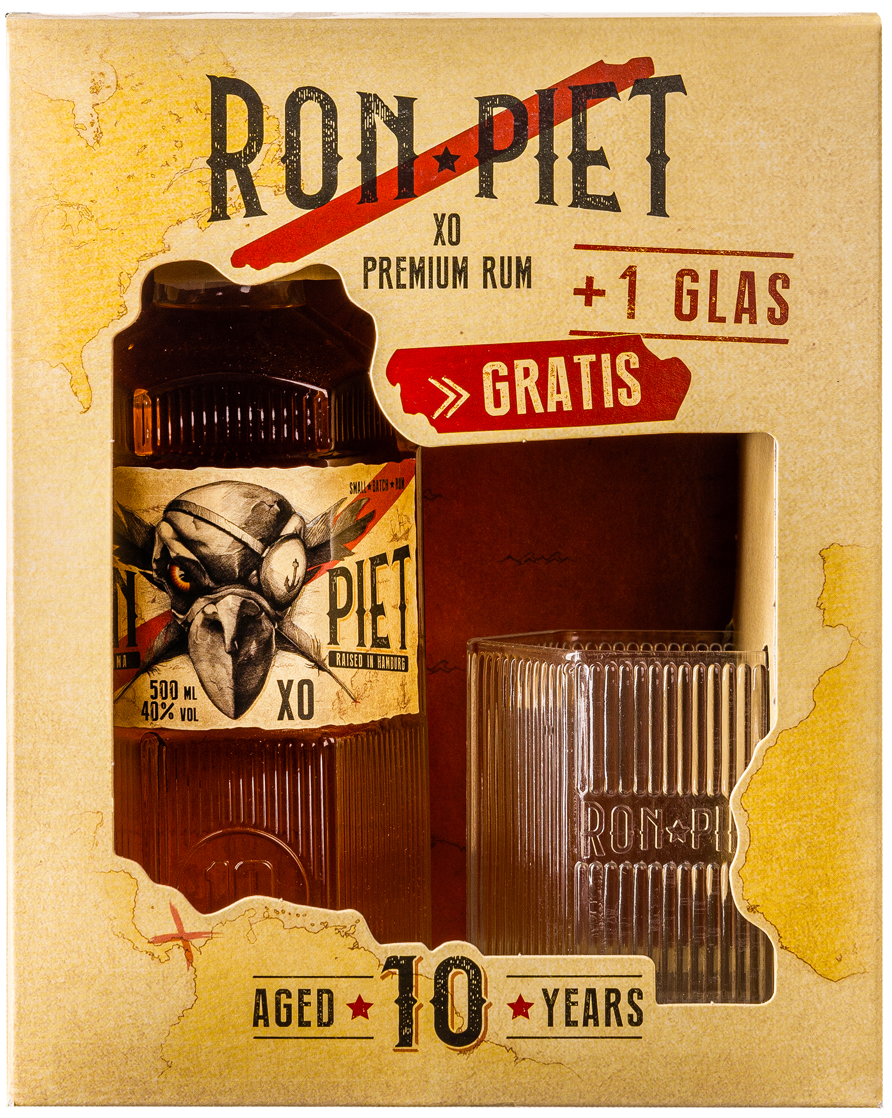 Ron Piet XO Premium Rum 40% vol. 0,5L GP