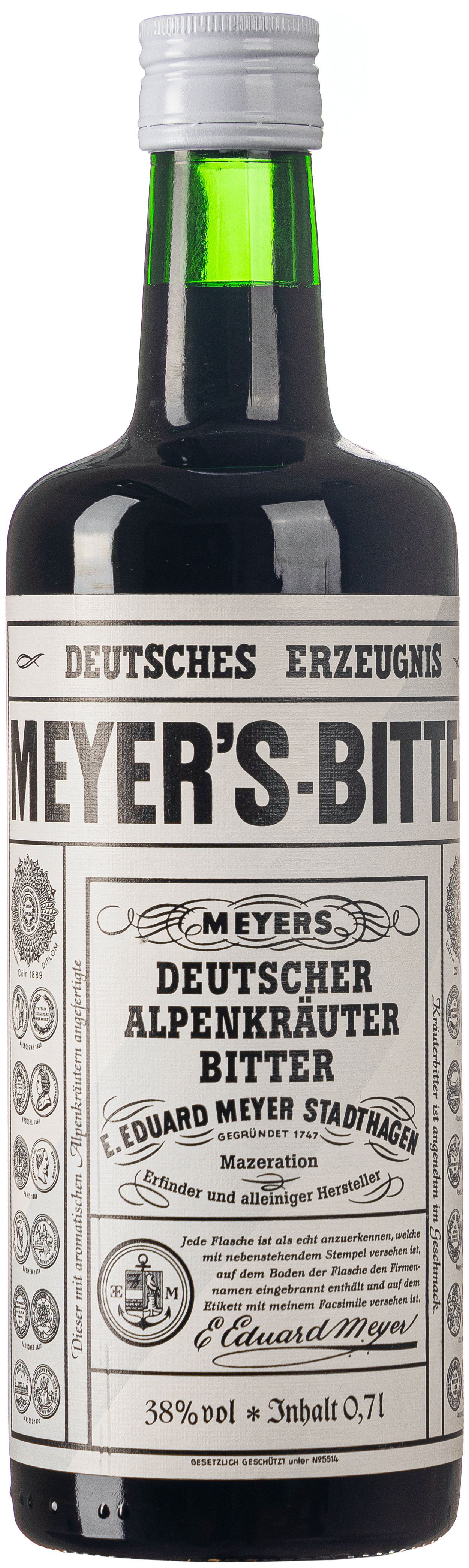 Meyers Bitter Alpenkräuter 38% vol. 0,7L