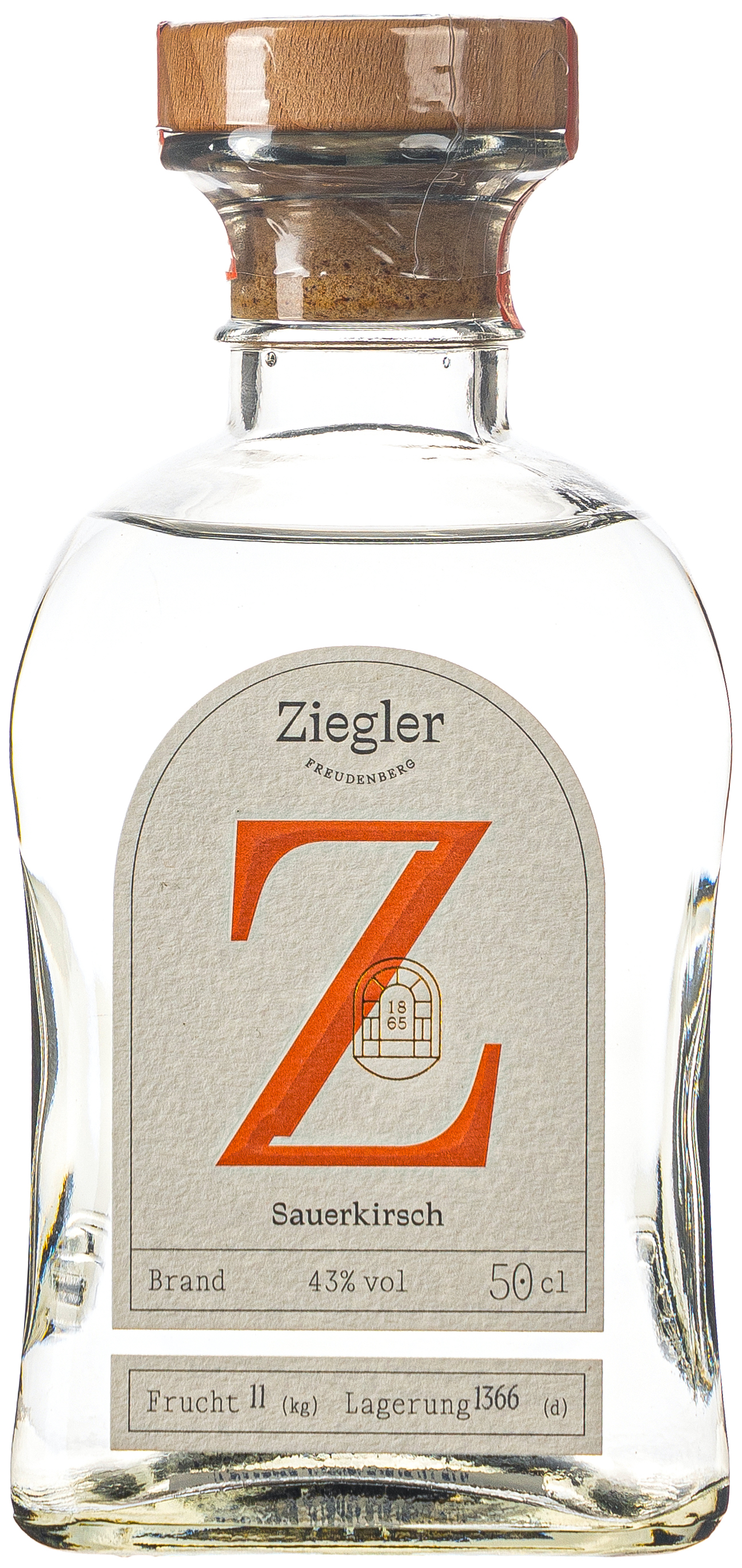 Ziegler Sauerkirschbrand 43% vol. 0,5L