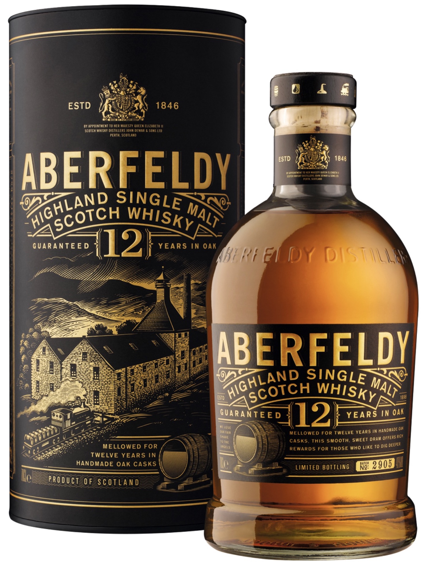 Aberfeldy 12Years Highland Single Malt Scotch 40% vol. 0,7L