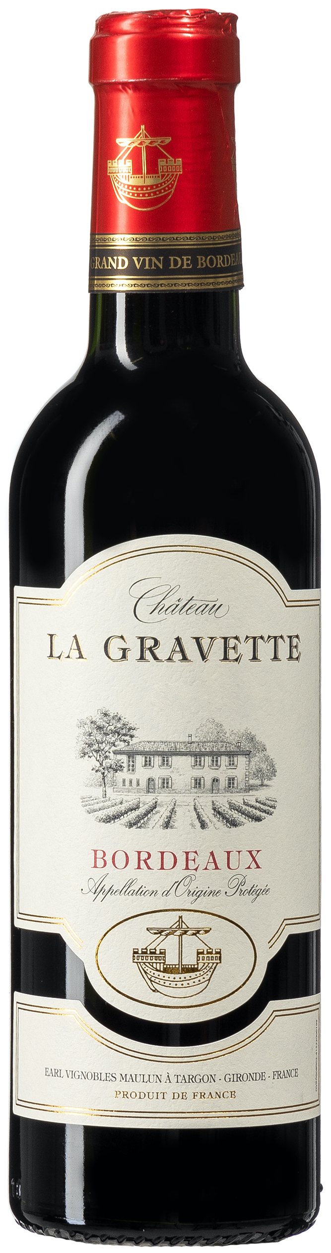 Chateau la Gravette Bordeaux trocken 13,5% vol. 0,375L