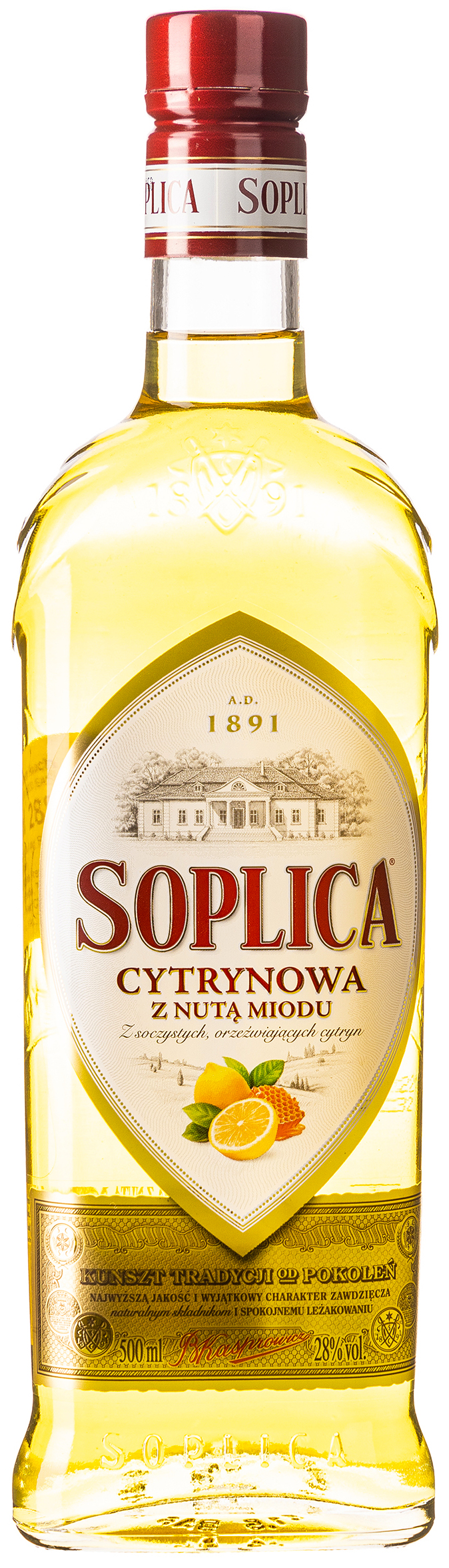 Soplica Cytrynowa z Nuta Miodu Zitrone mit Honig 28% vol. 0,5L