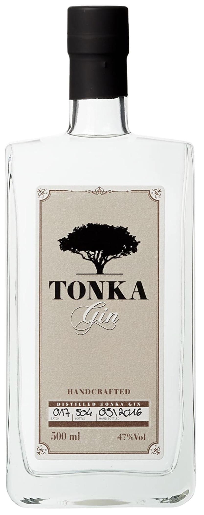 Tonka Handcrafted Gin 47% vol. 0,5L