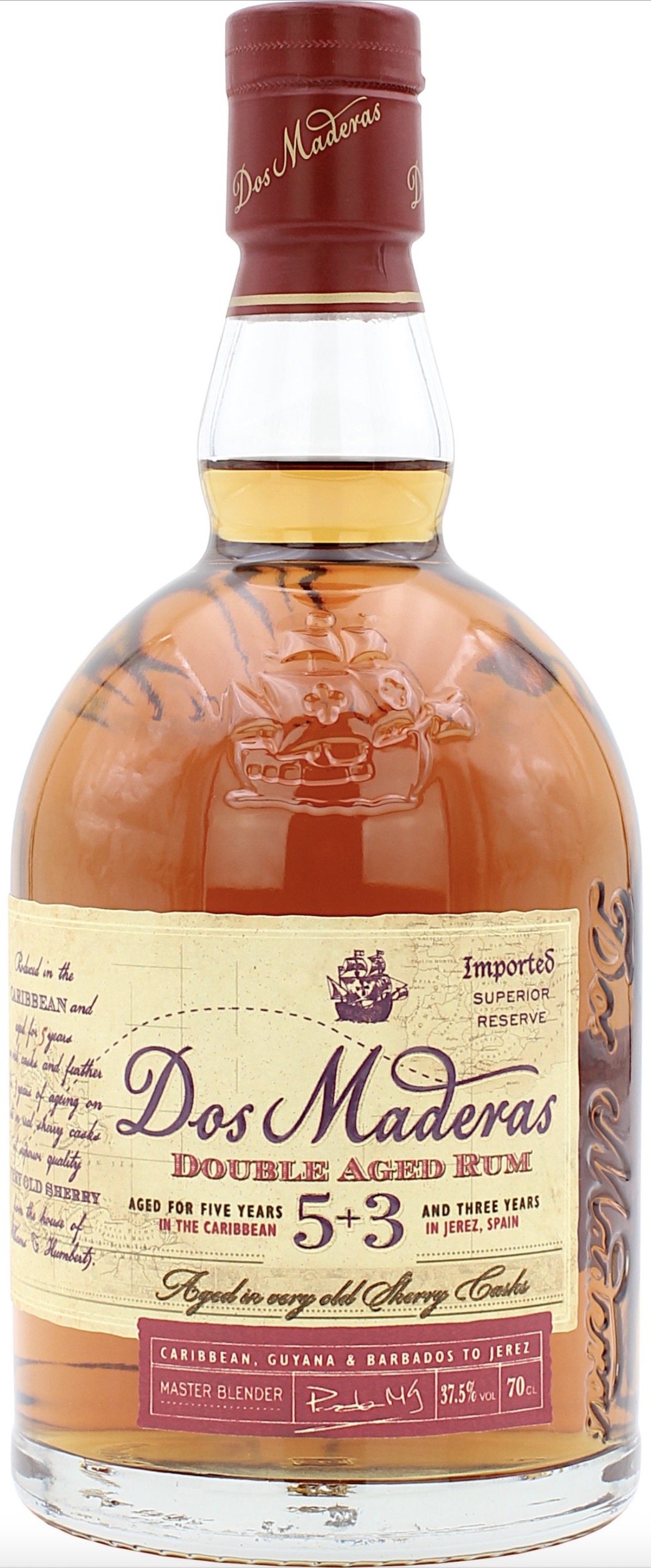 Dos Maderas Double Aged Rum 5+3 37,5% vol. 0,7L