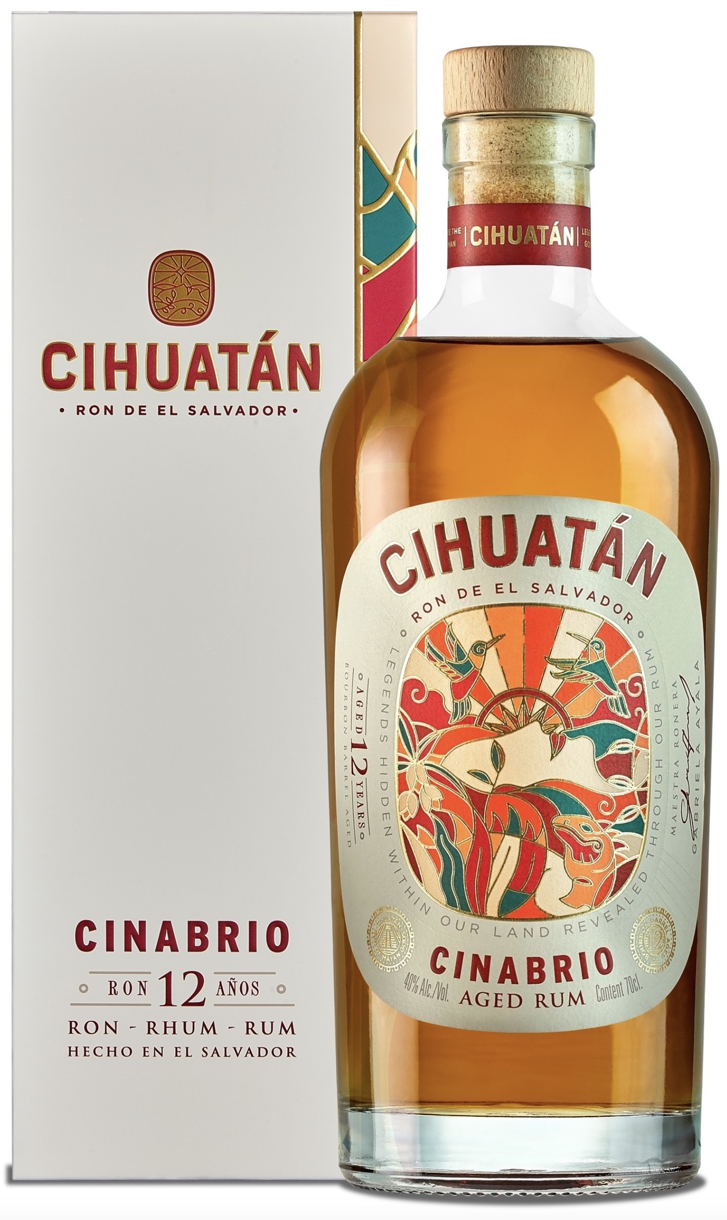 Cihuatán Cinabrio Rum 12 Jahre 40% 0,7L