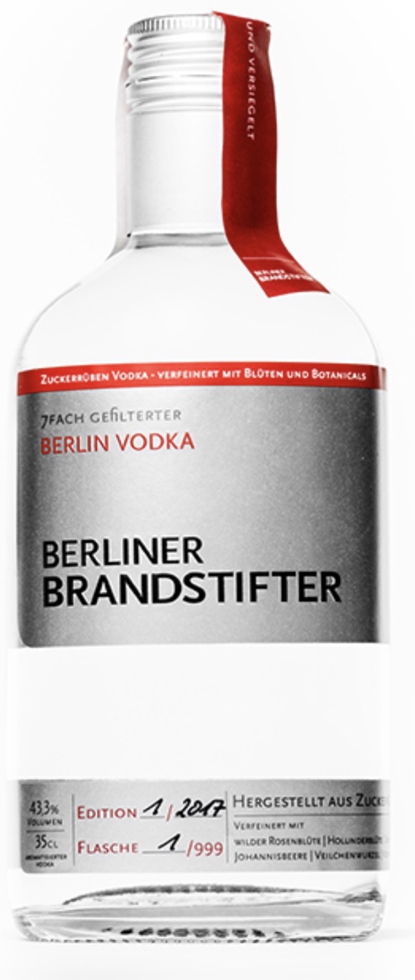 Berliner Brandstifter Berlin Vodka 43,3% vol. 0,35L