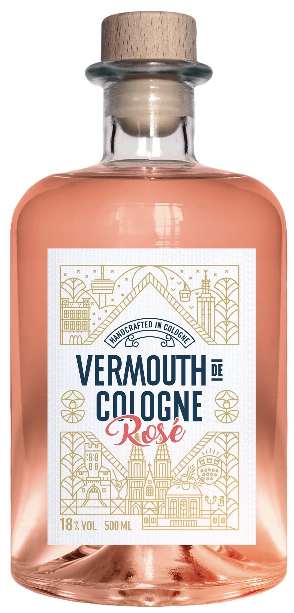 Vermouth de Cologne Rosé 18% vol. 0,5L