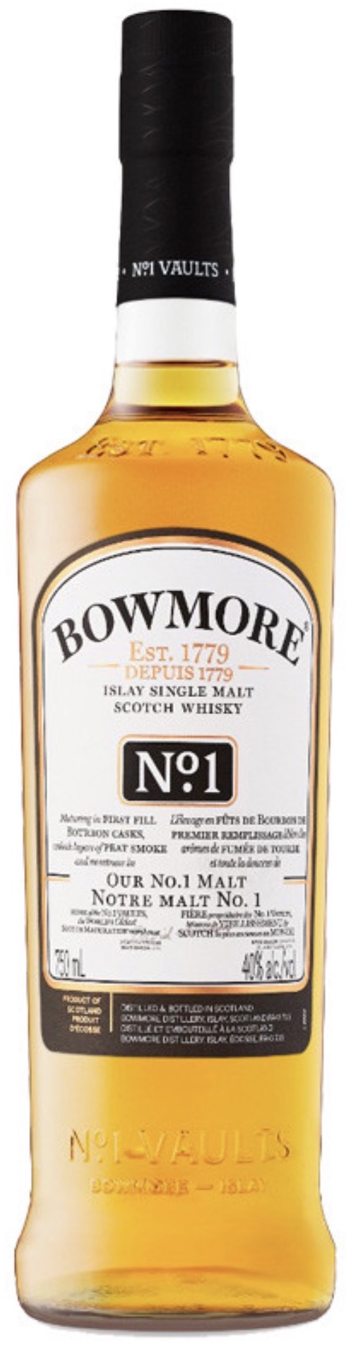 Bowmore No. 1 Islay Single Malt Scotch Whisky GP 40 % vol. 0,7L