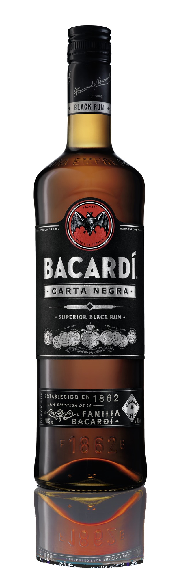 Bacardi Carta Negra 40%vol. 0,7 L