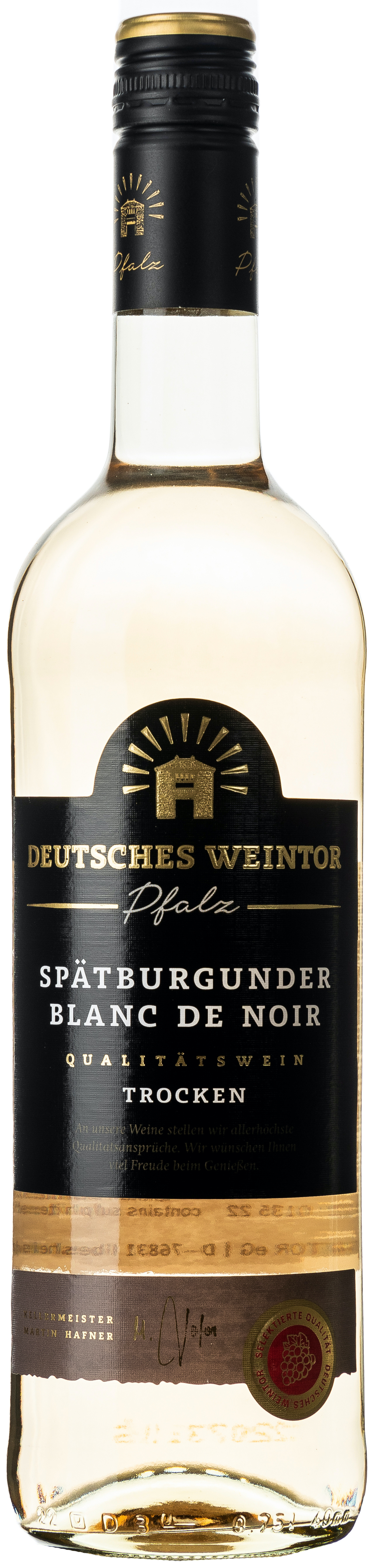 Deutsches Weintor Spätburgunder Blanc de Noir trocken 12,5% vol. 0,75L