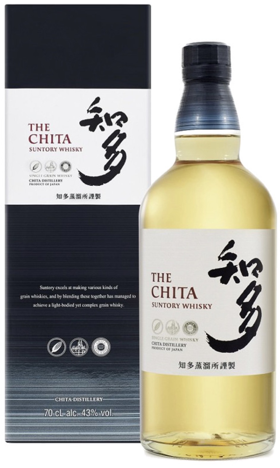 Suntory Whisky The Chita Single Grain in Geschenkpackung 43 % 0,7 l