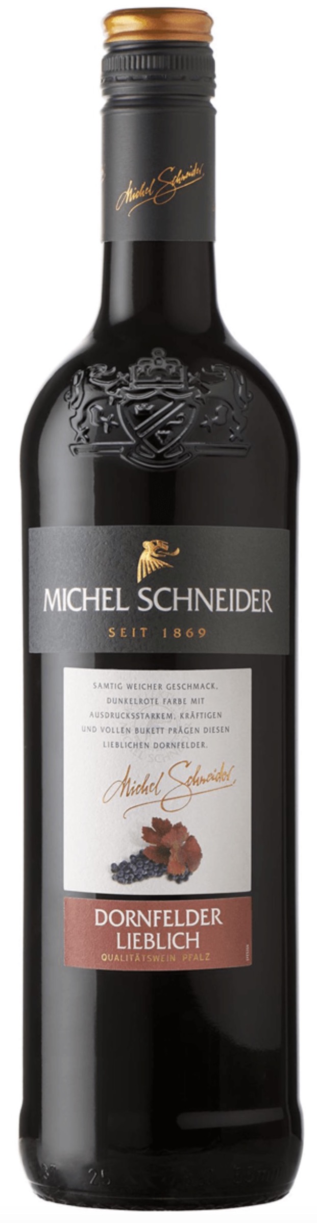 Michel Schneider Dornfelder Pfalz lieblich 11% vol. 0,75L