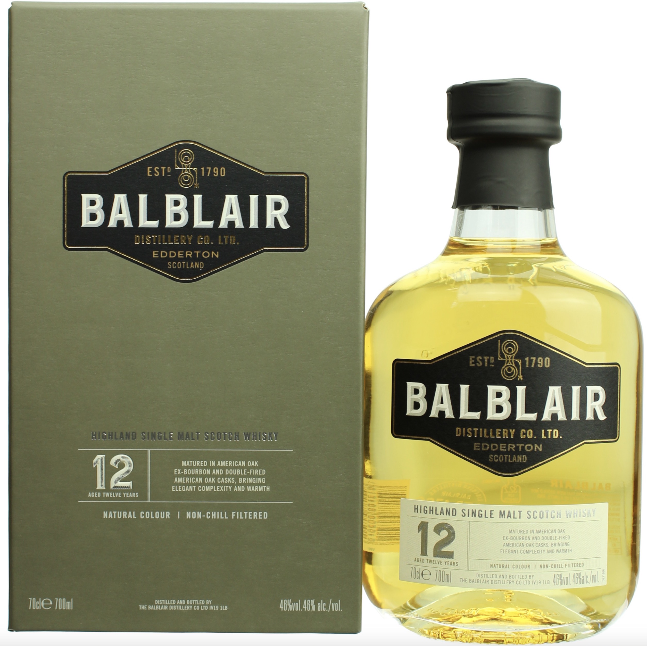 Balblair 12 Jahre 46% vol. 0,7L