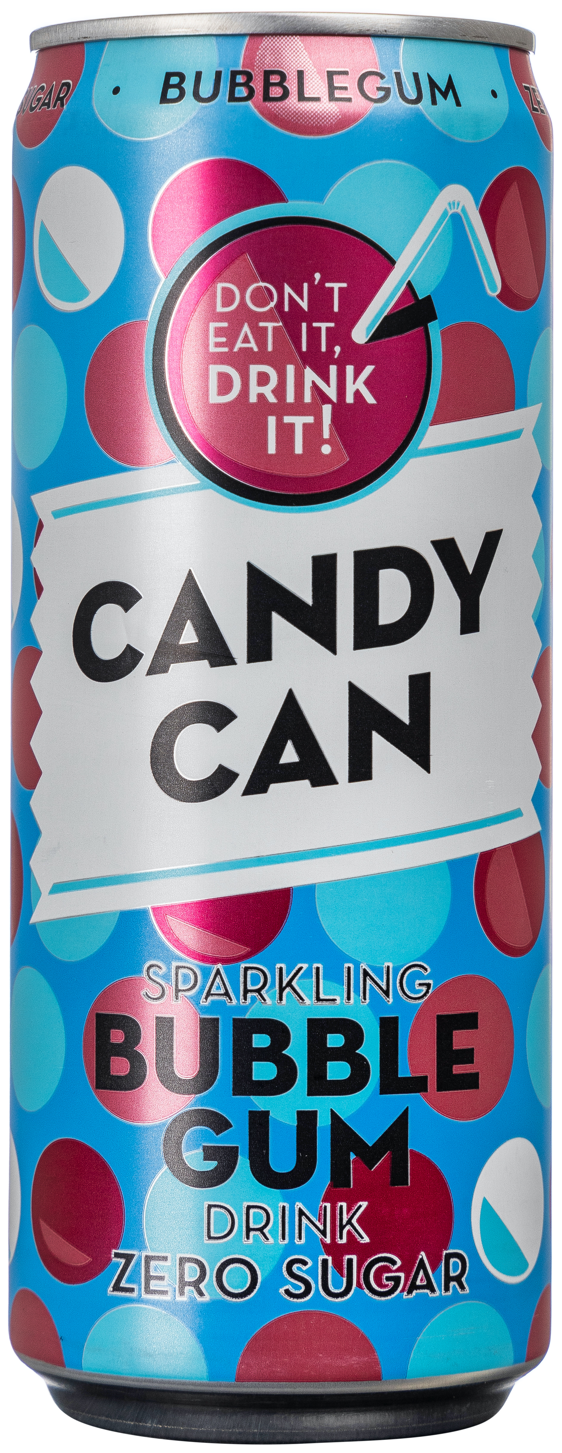 Candy Can Sparkling Bubble Gum Zero Sugar 0,33L EINWEG 