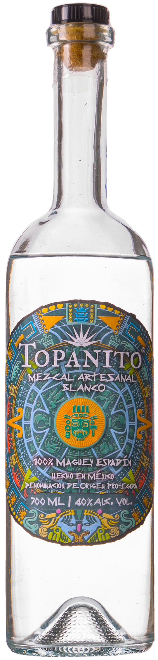 Topanito Mezcal Artesanal Blanco 40% vol. 0,70L