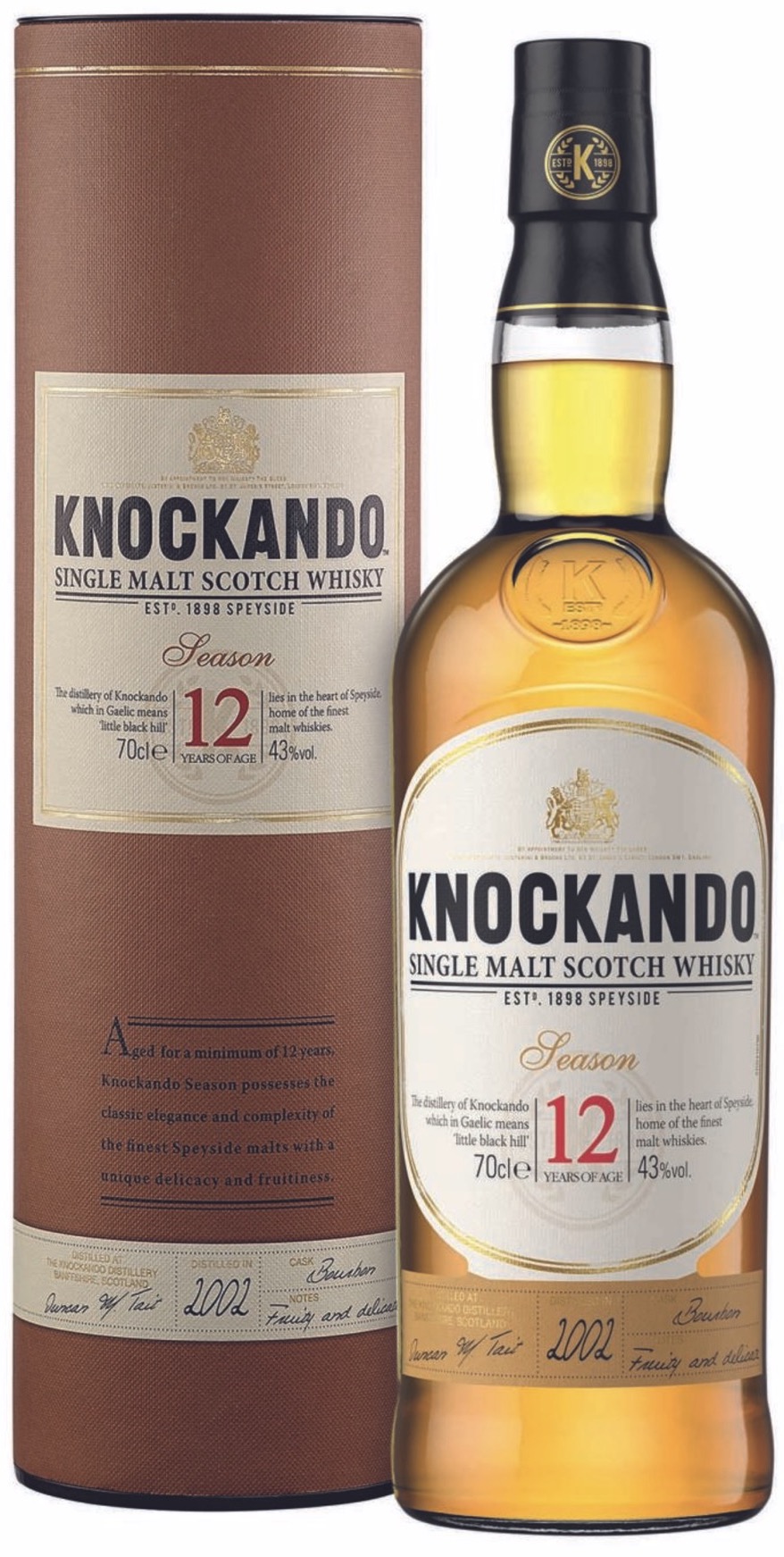 Knockando 12 Jahre Single Malt Scotch Whisky 43 % vol. 0,7L