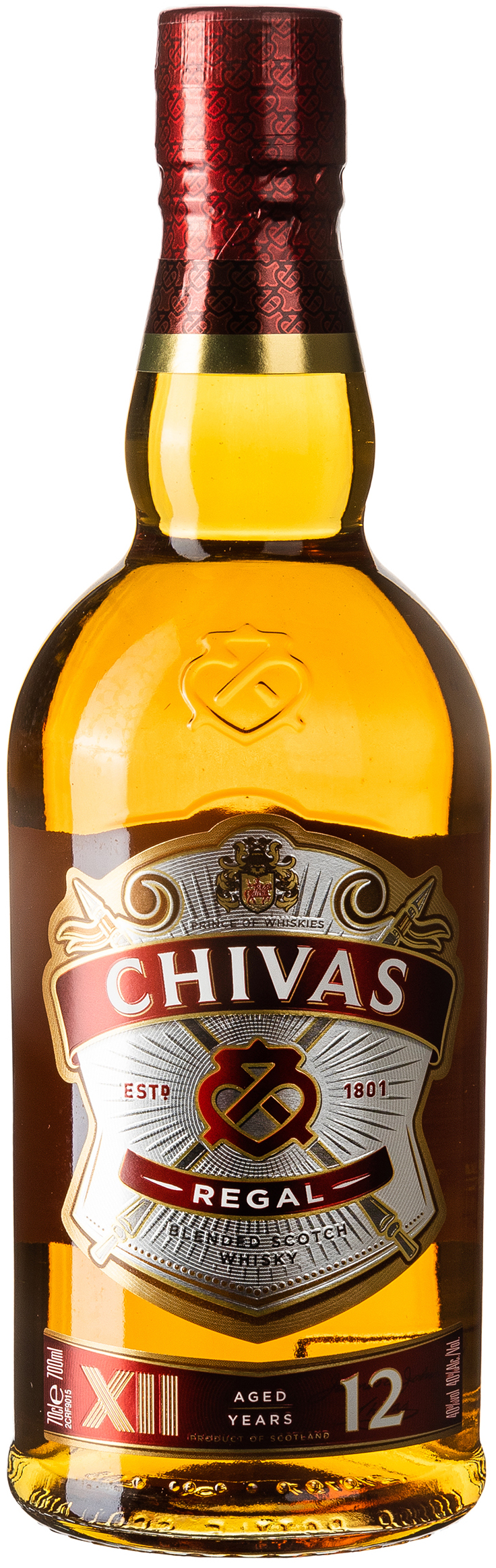 Chivas Regal Blended Scotch Whiskey 12 Jahre 40% 0,7 L | Whisky