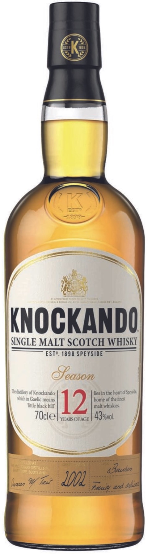 Knockando 12 Jahre Single Malt Scotch Whisky 43 % vol. 0,7L