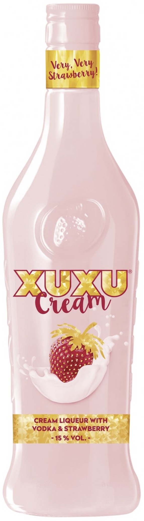 XUXU Cream Erdbeerlikör 15% vol. 0,7L