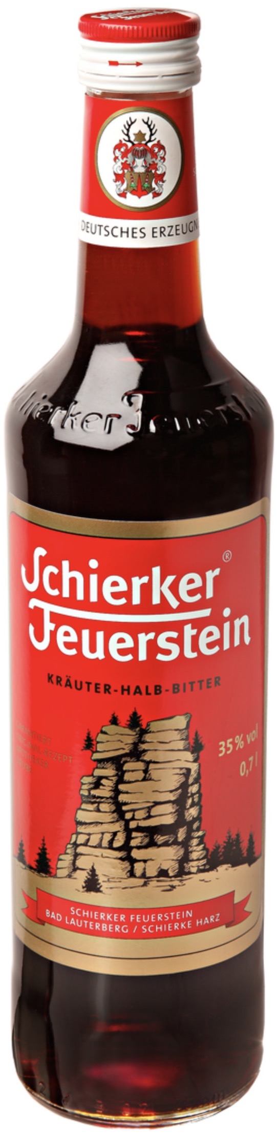 Schierker Feuerstein Kräuter-Halb-Bitter 35% vol. 0,7L