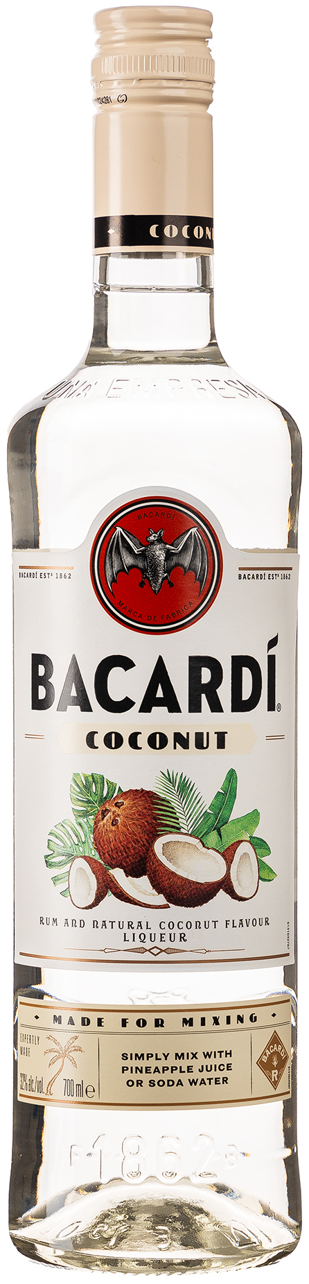 Bacardi Coconut Rum with Natural Flavors 32 % vol. 0,7L