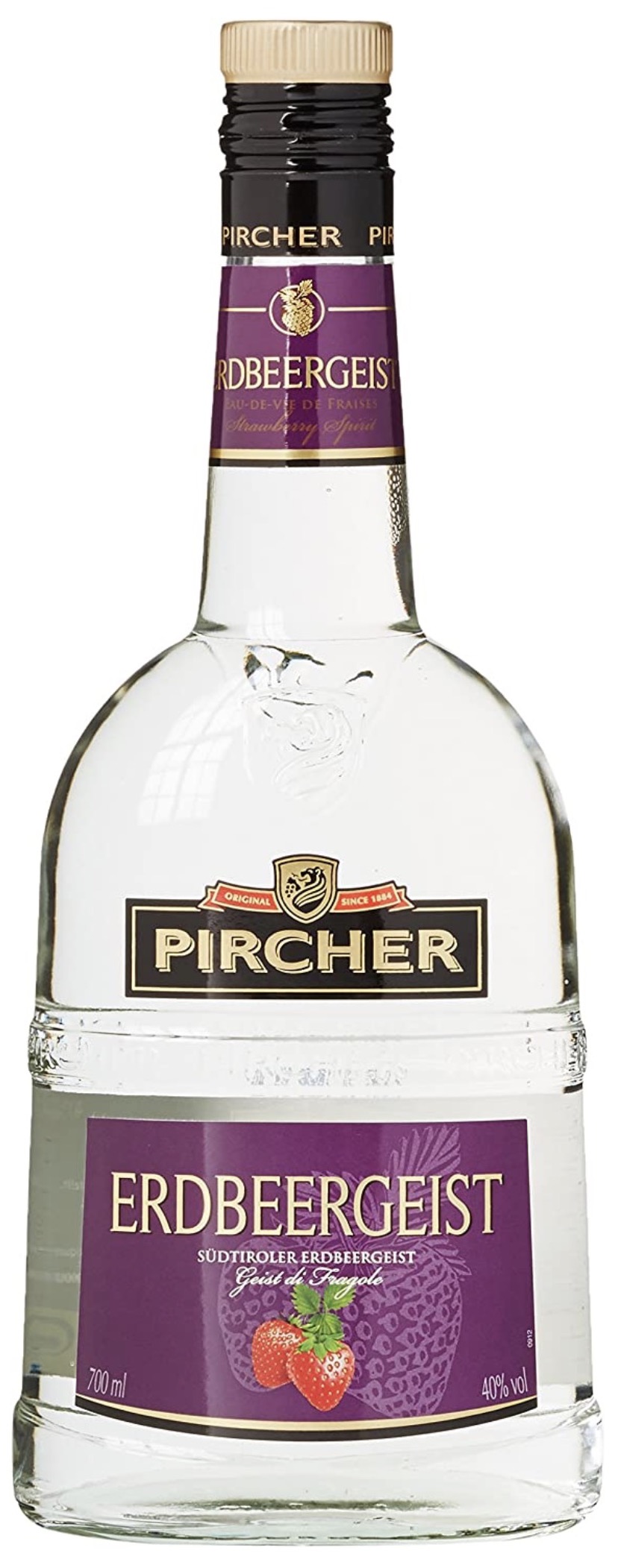 Pircher Erdbeergeist 40% vol. 0,7L