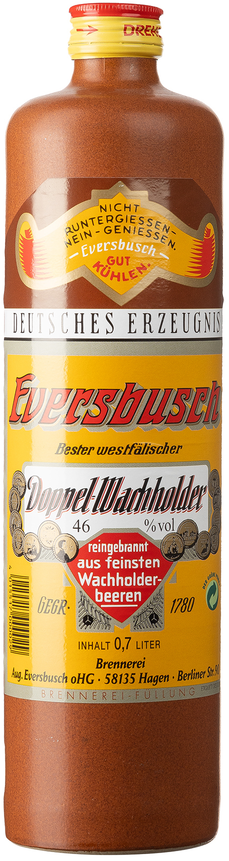 Eversbusch Doppelwachholder 46% vol. 0,7L