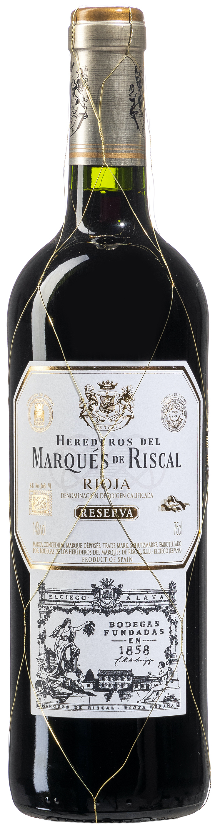 Marques de Riscal Rioja Reserva trocken 14% vol. 0,75L