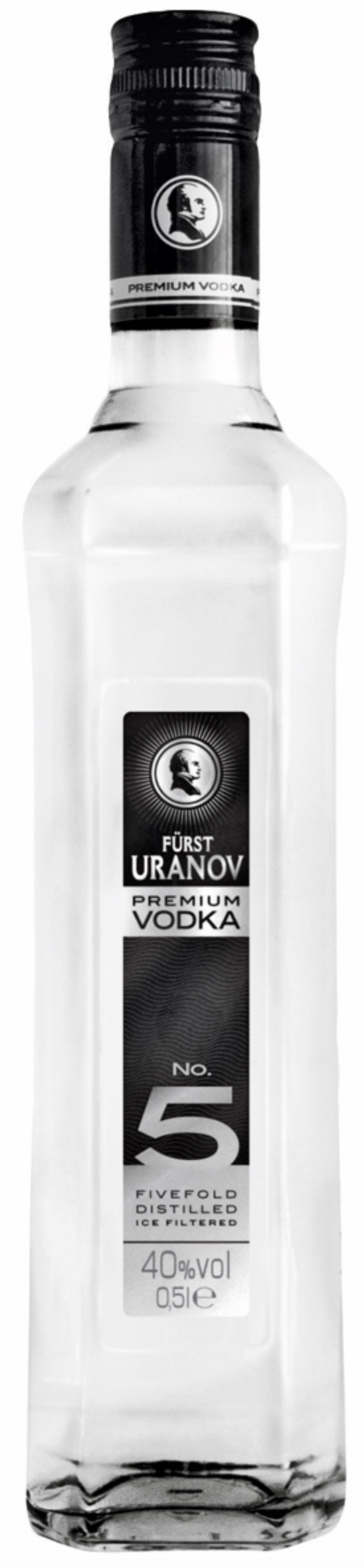 Fürst Uranov Premium Vodka No.5 40% vol. 0,5L