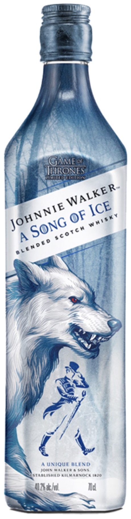 Johnnie Walker A Song of Ice Game of Thrones GoT Blended Scotch Whisky 40,2 % 0,7 l