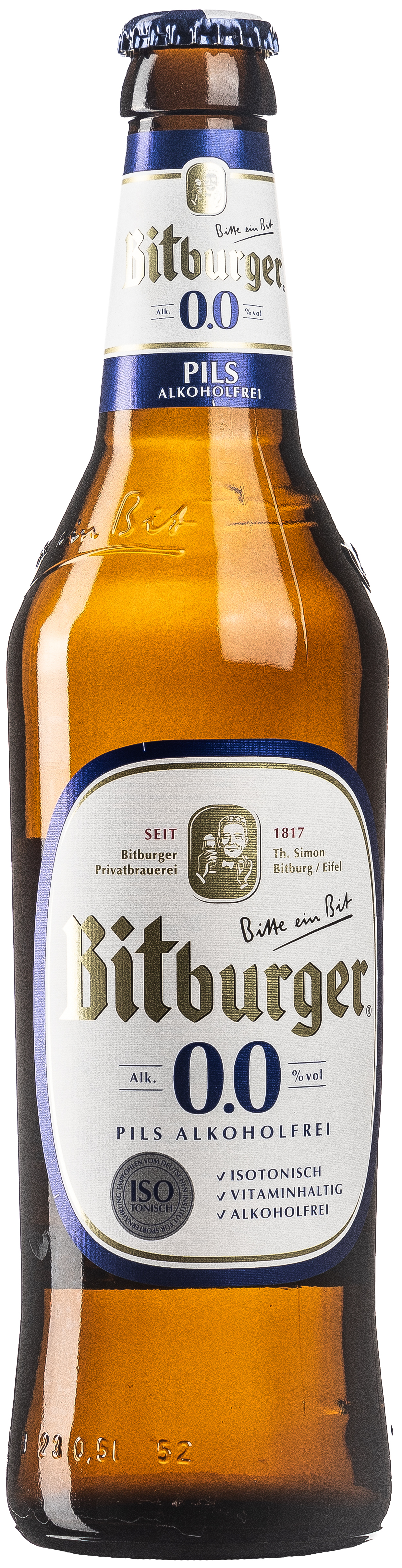 Bitburger Pils Alkoholfrei 0,5L MEHRWEG