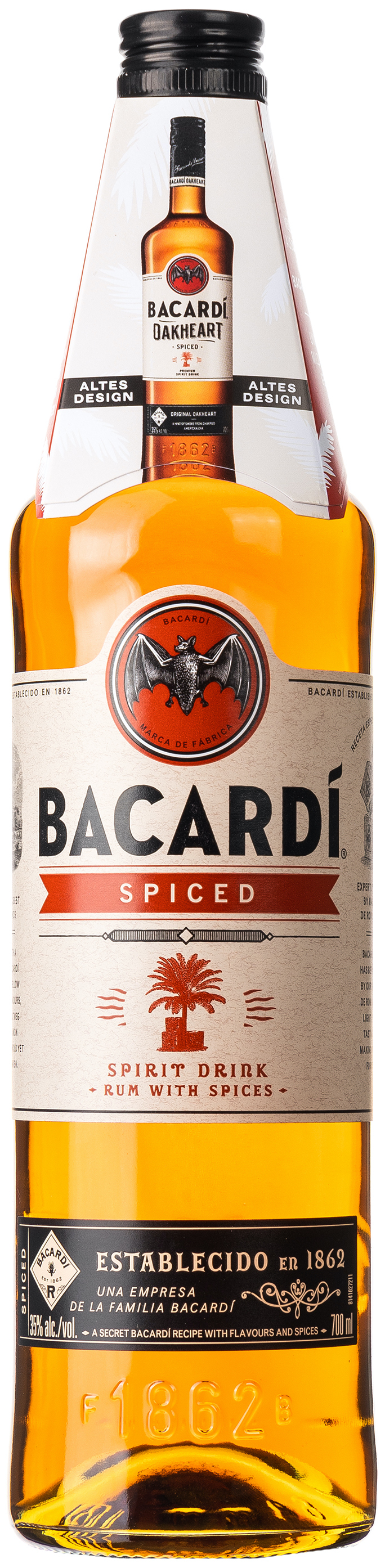 Bacardi Oakheart / Spiced 35% vol. 0,7L