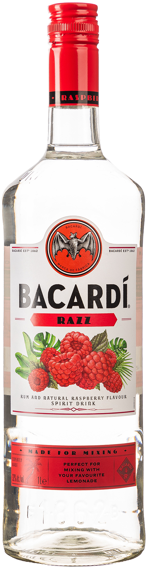 Bacardi Razz 32% vol. 1,0L