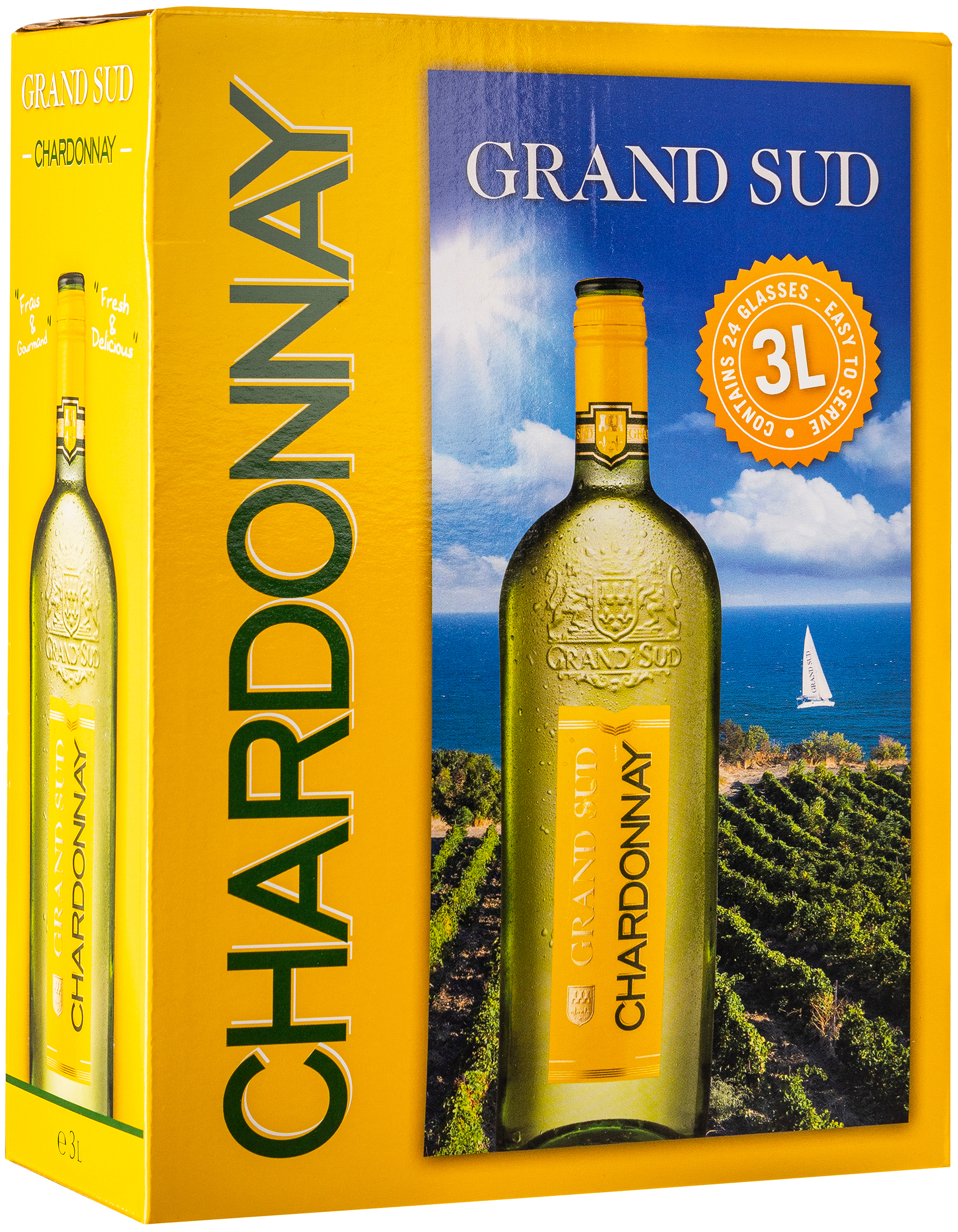 Grand Sud Chardonnay trocken 12% vol. 3,0L
