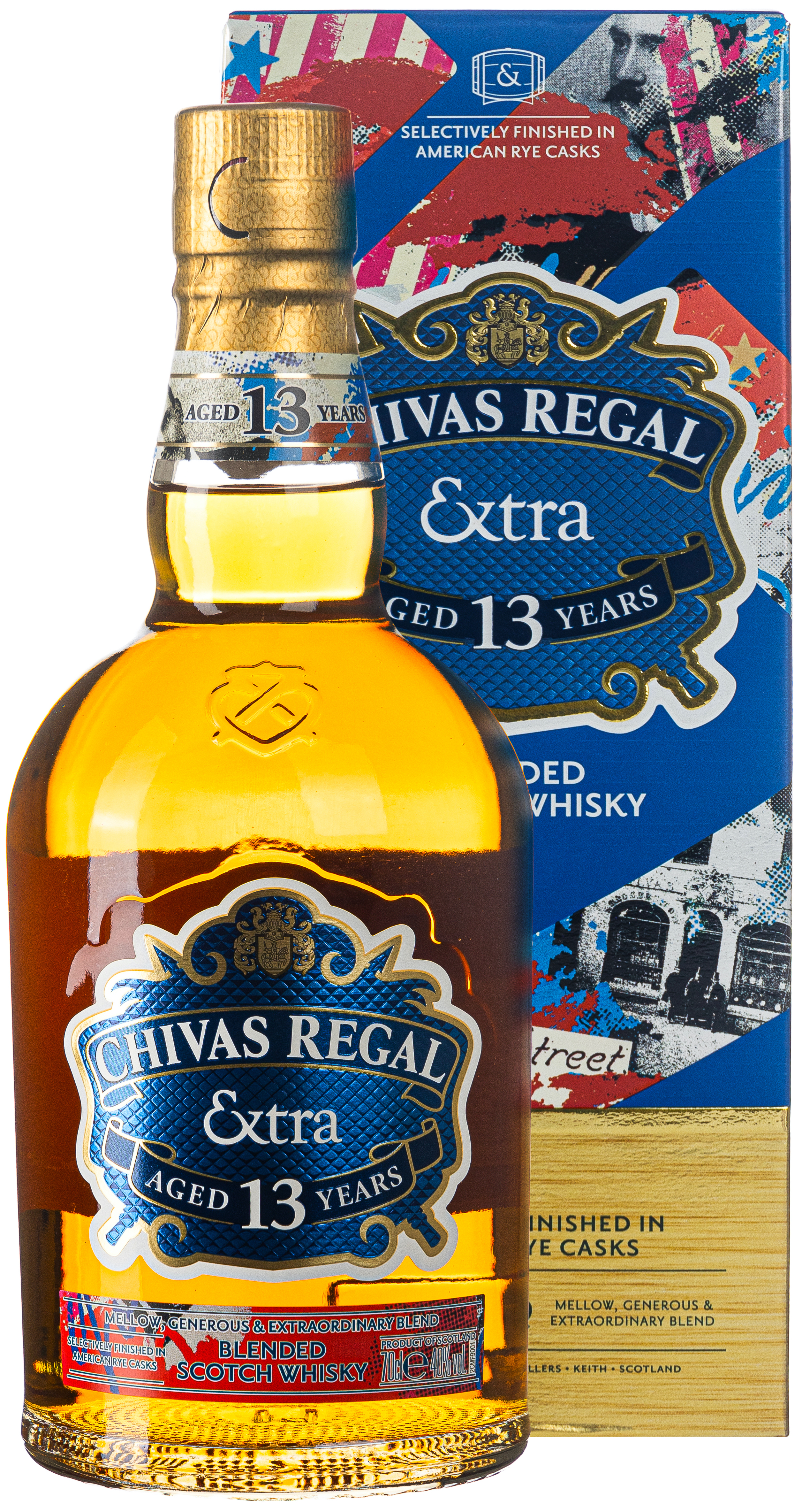 Chivas Regal Extra Blended Scotch Whisky 40% vol. 0,7L 