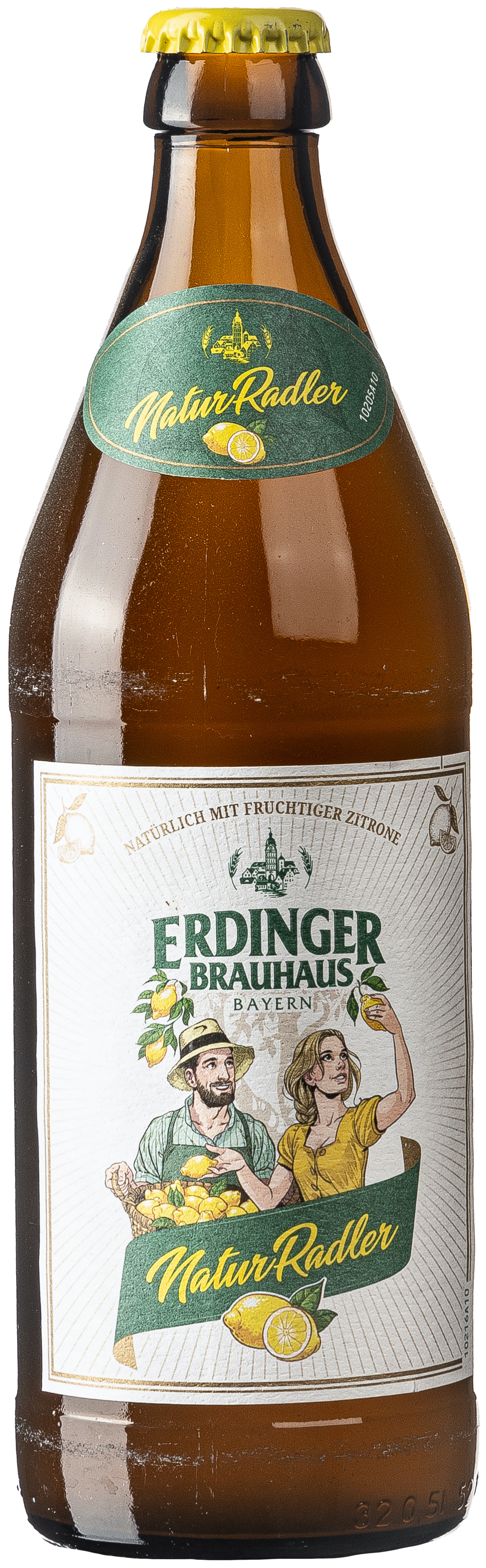 Erdinger Brauhaus Natur Radler 0,5L MEHRWEG