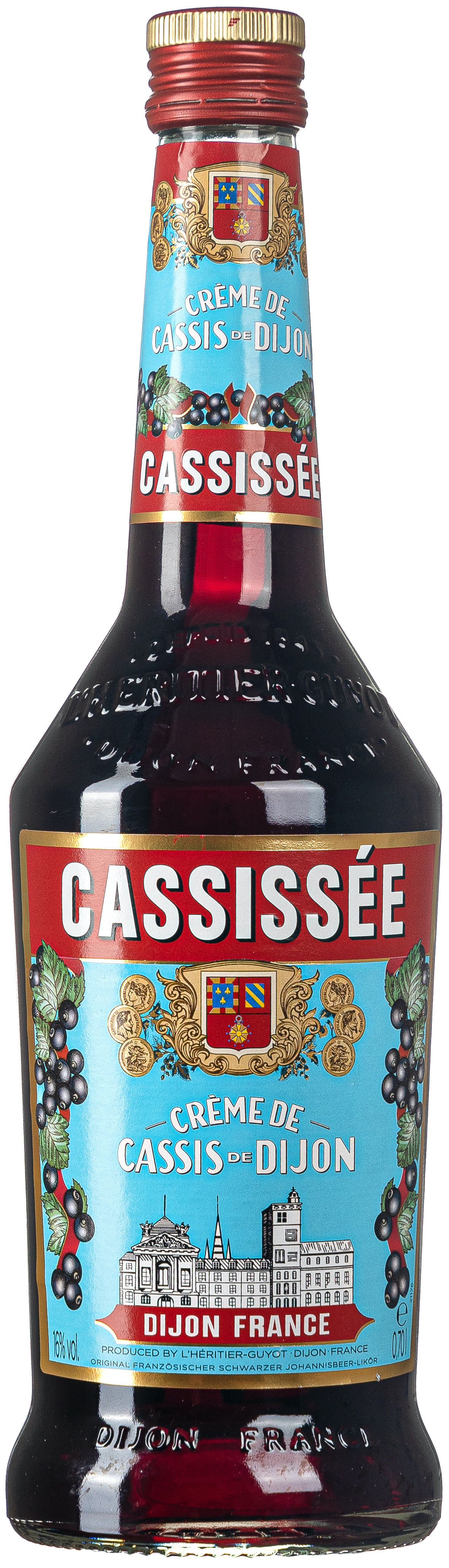 Cassissée Creme de Cassis de Dijon 16% vol. 0,7L