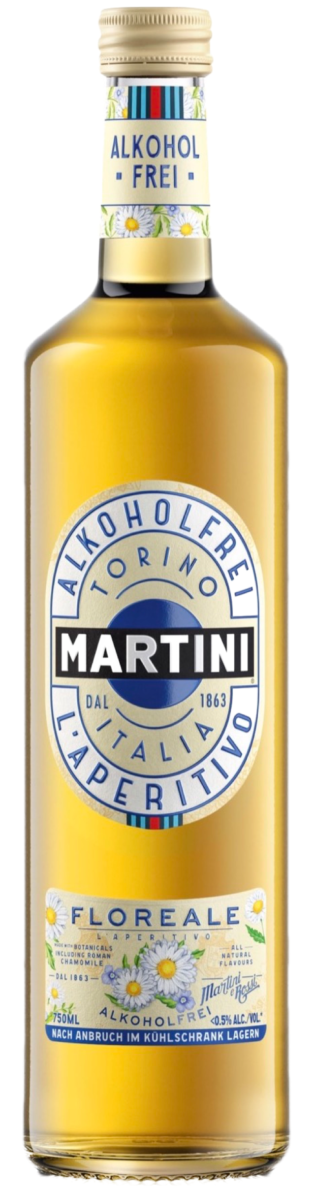 Martini Floreale Alkoholfrei weniger 0,5% vol. 0,75L
