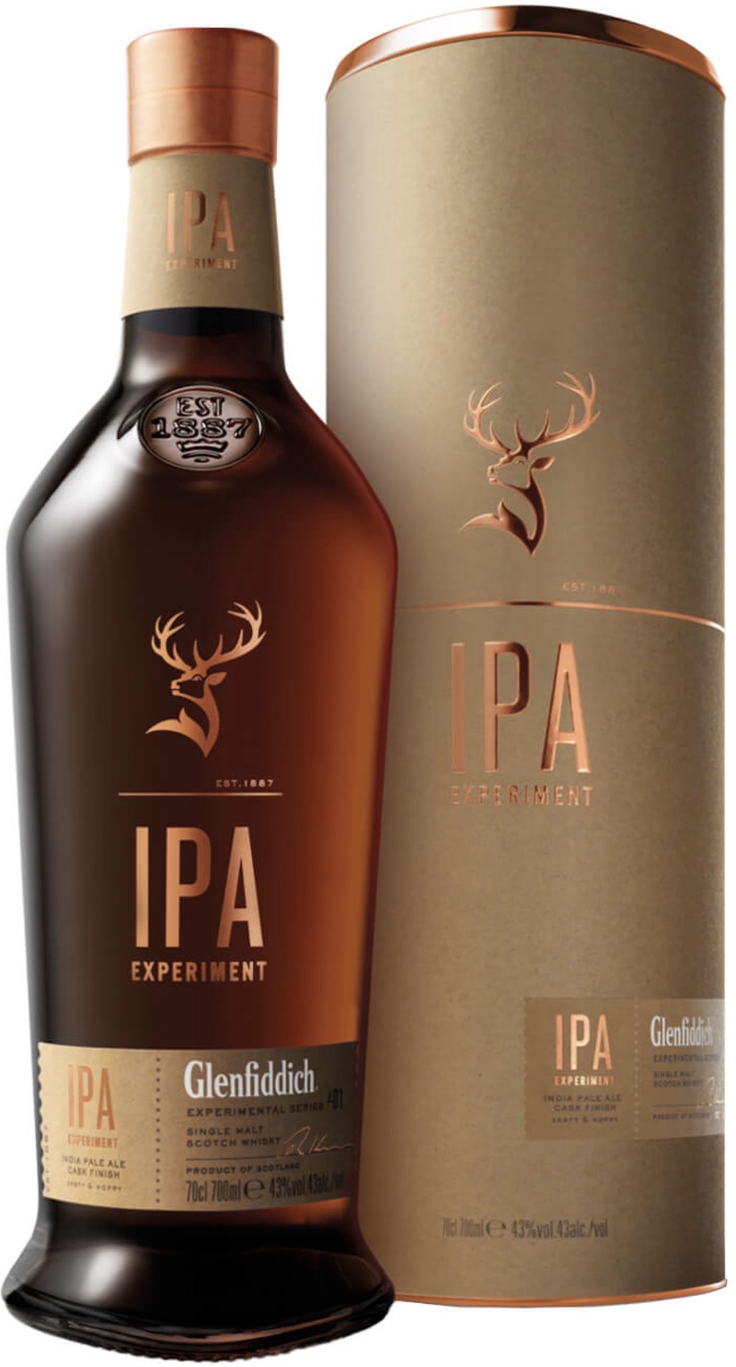 Glenfiddich IPA India Pale Ale Cask Finish Single Malt Scotch Whisky PG 43 % 0,7l
